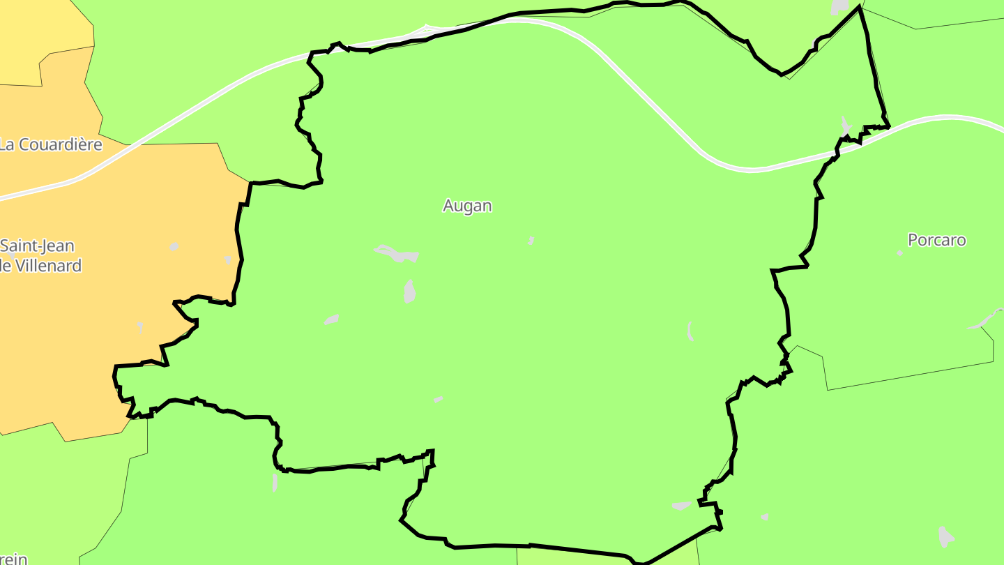 Carte des prix de l'immobilier Augan