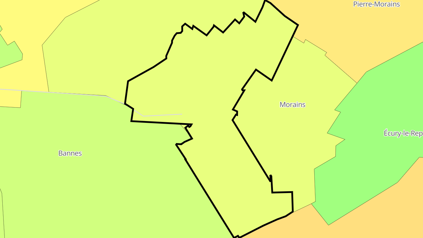 Carte des prix de l'immobilier Aulnay-aux-Planches