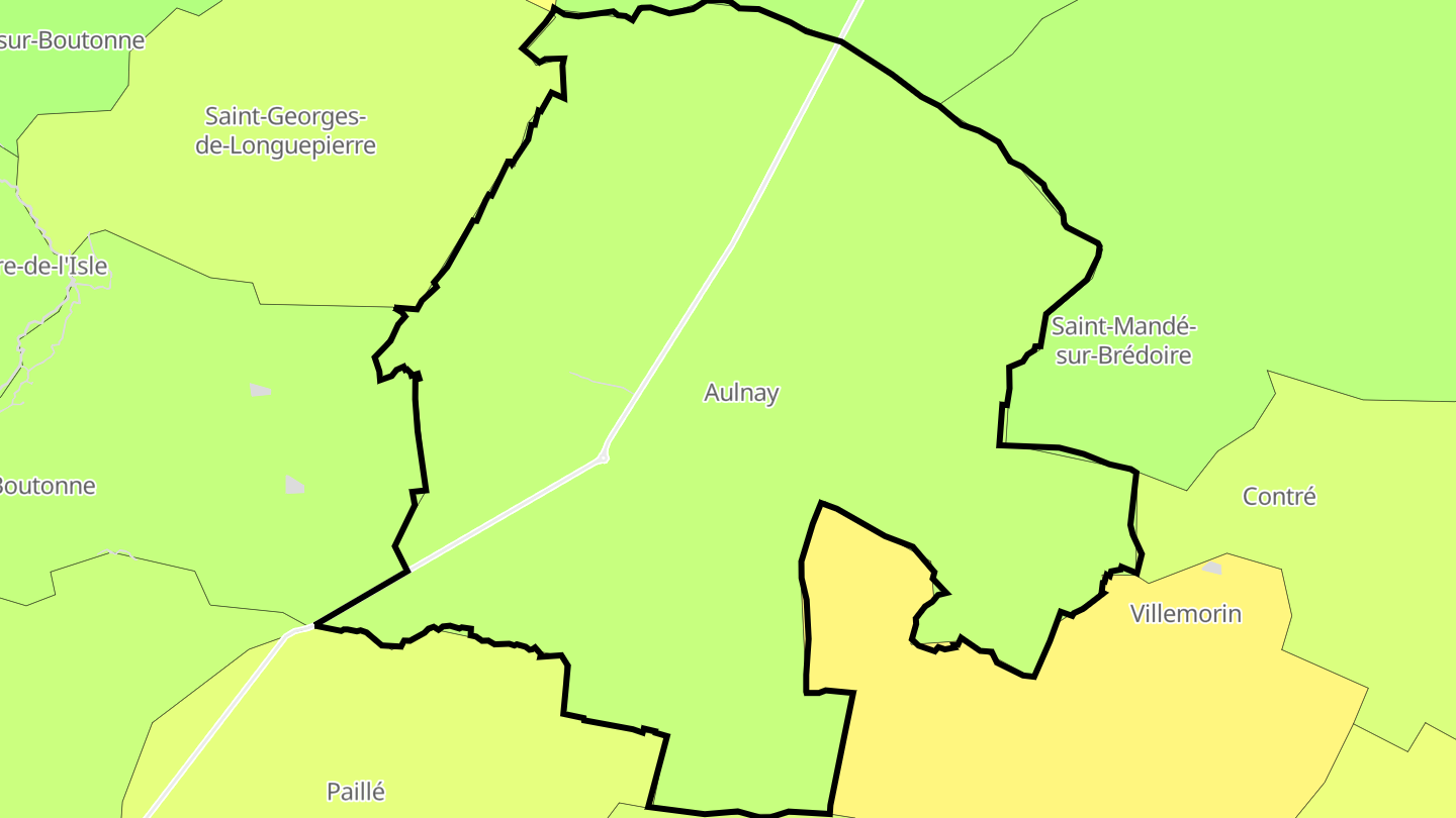 Carte des prix de l'immobilier Aulnay