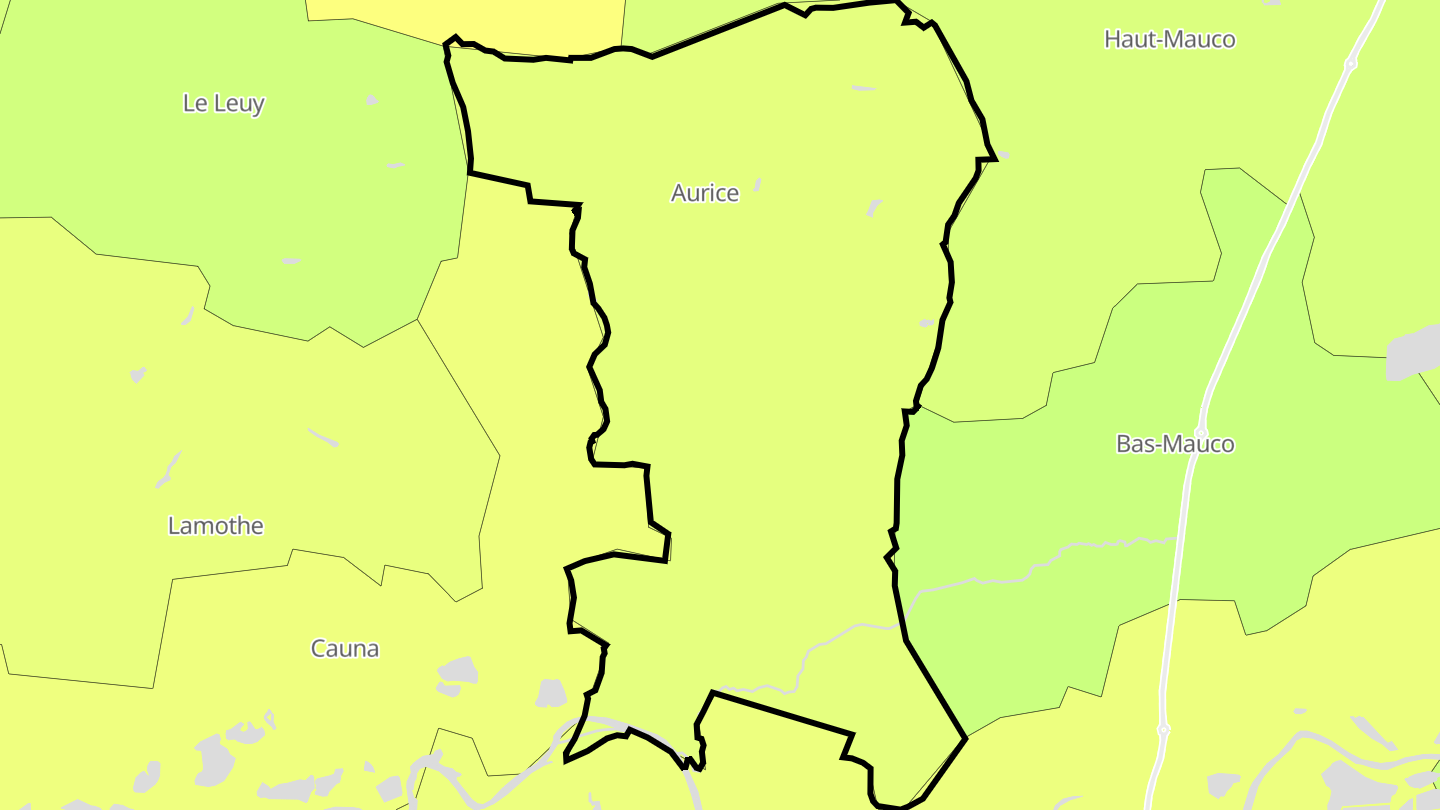 Carte des prix de l'immobilier Aurice