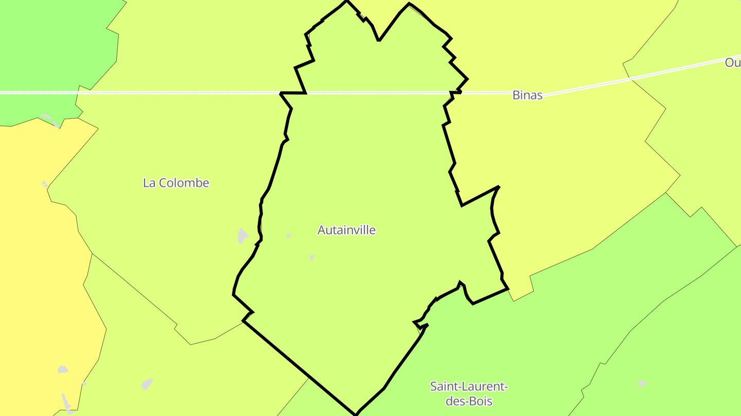 Carte des prix de l'immobilier Autainville