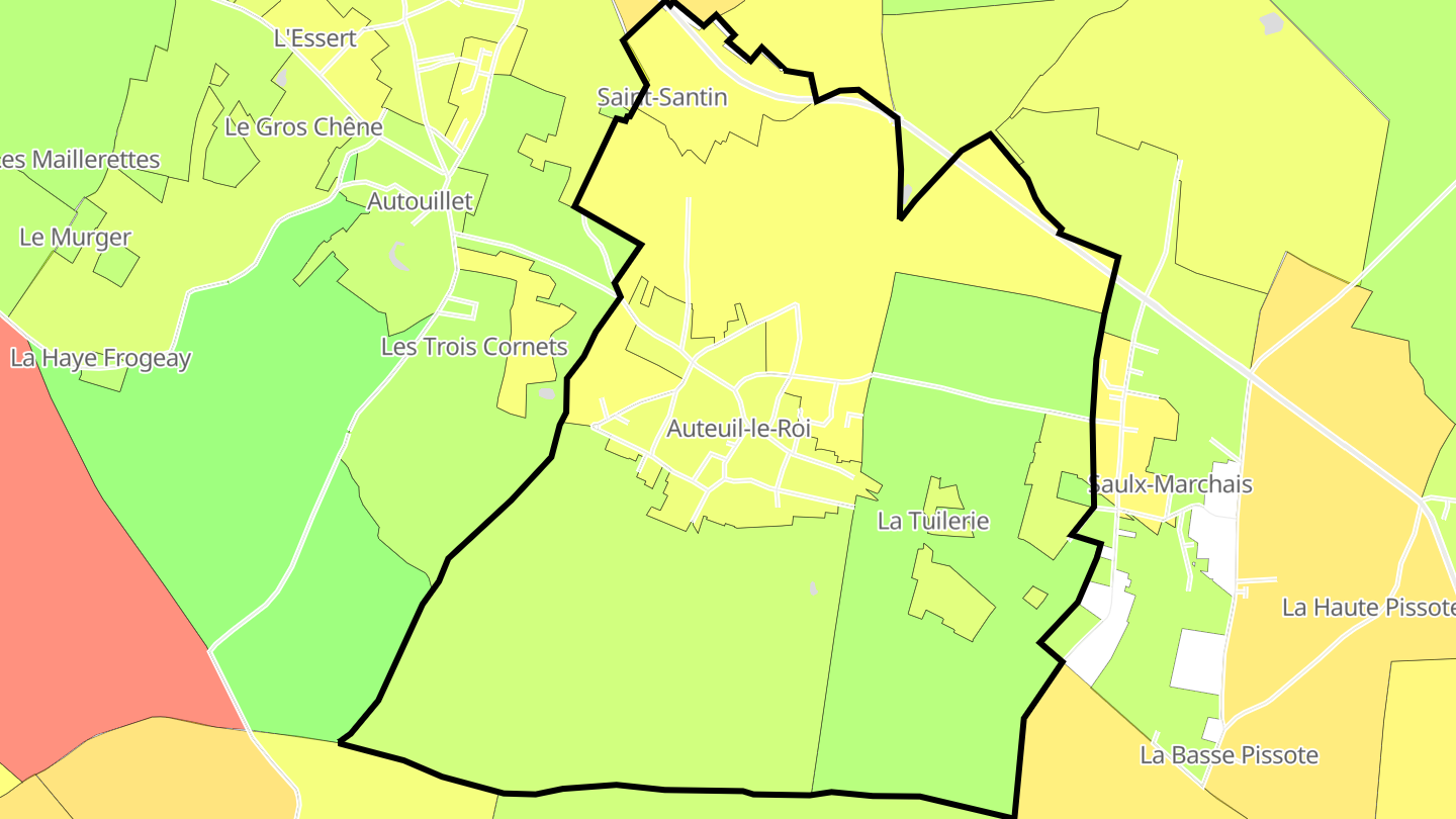 Carte des prix de l'immobilier Auteuil