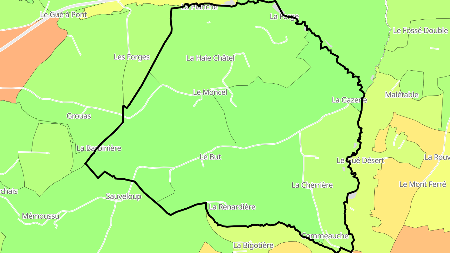 Carte des prix de l'immobilier Autheuil