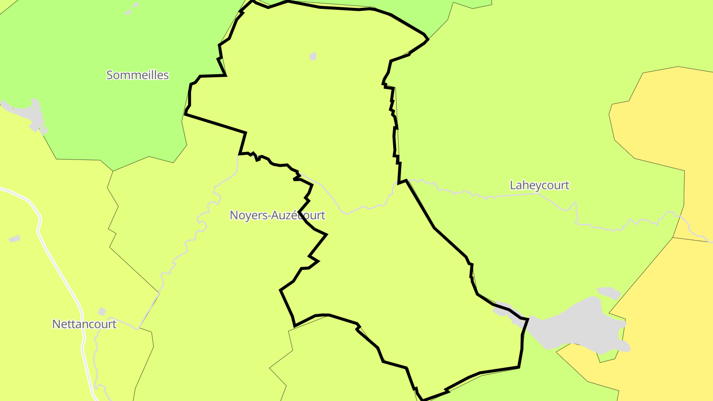 Carte des prix de l'immobilier Auzécourt