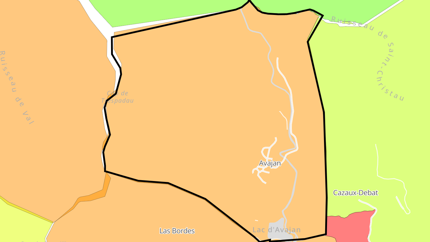 Carte des prix de l'immobilier Avajan