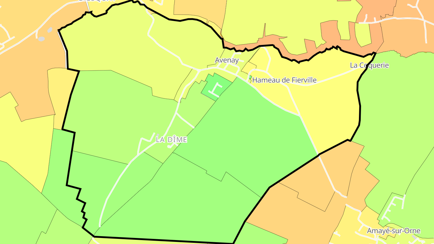 Carte des prix de l'immobilier Avenay