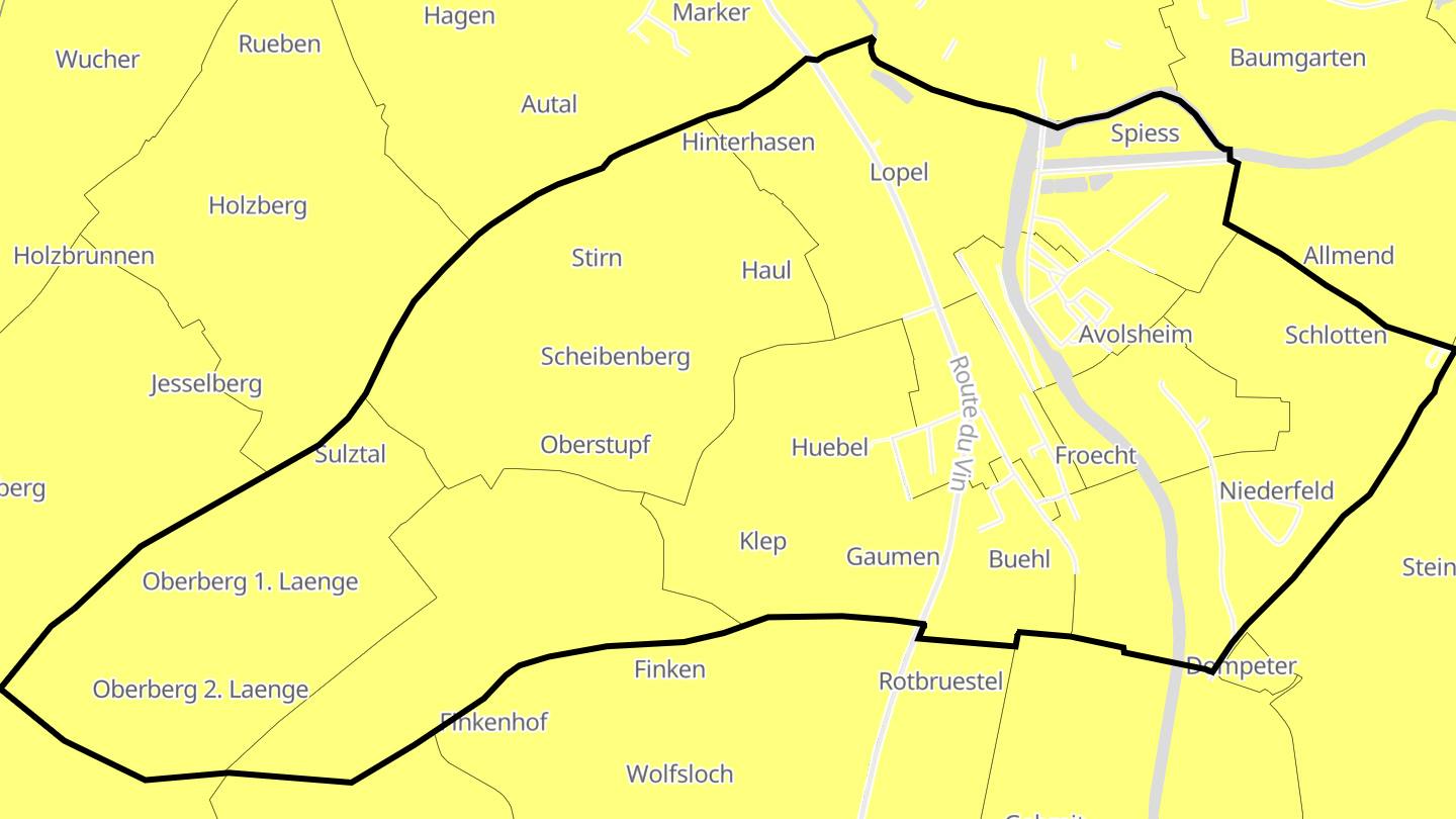 Carte des prix de l'immobilier Avolsheim