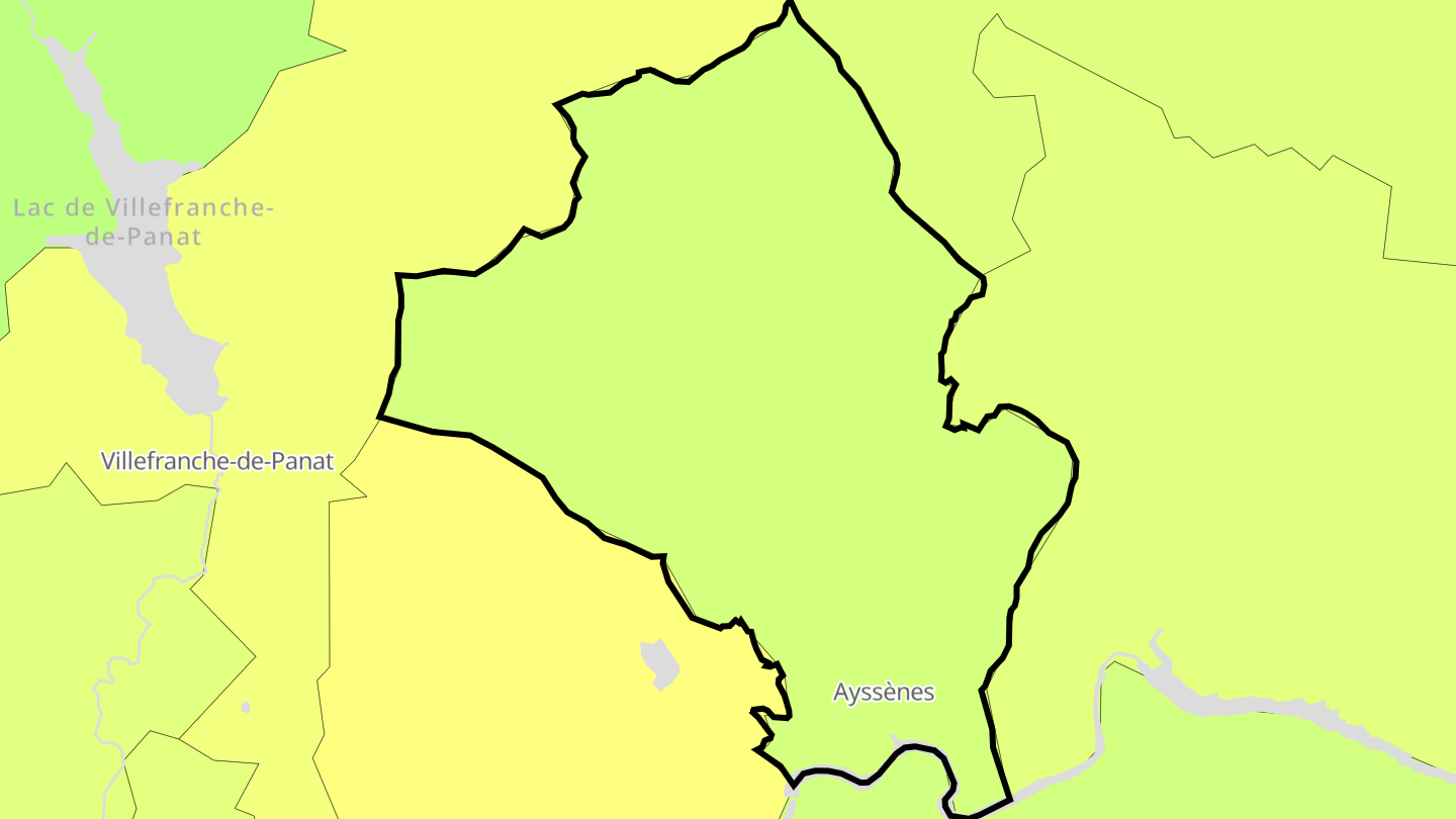 Carte des prix de l'immobilier Ayssènes