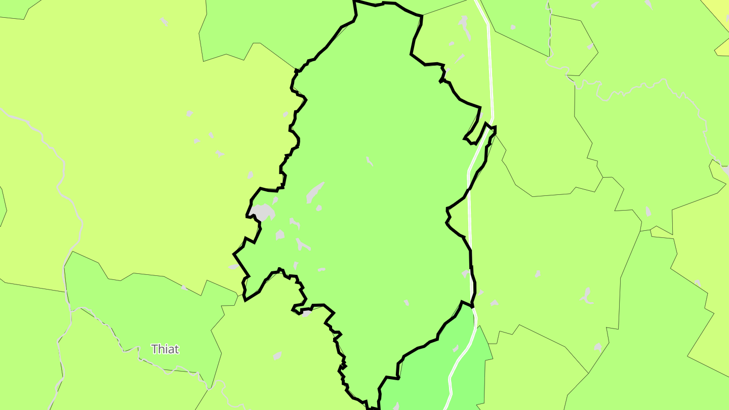 Carte des prix de l'immobilier Azat-le-Ris