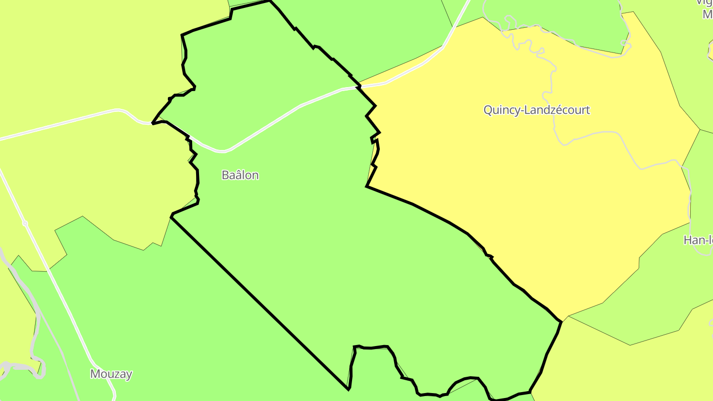 Carte des prix de l'immobilier Baâlon