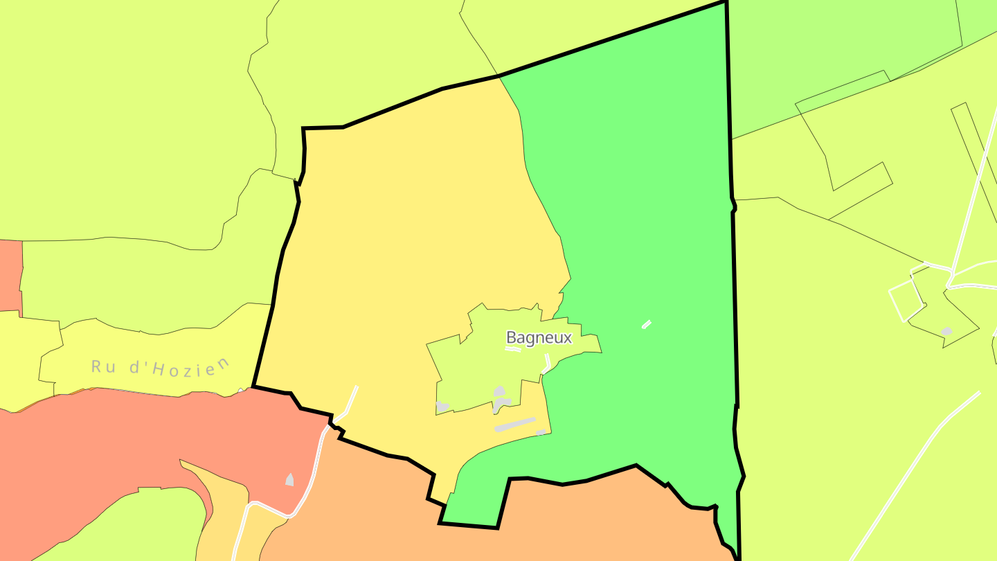 Carte des prix de l'immobilier Bagneux