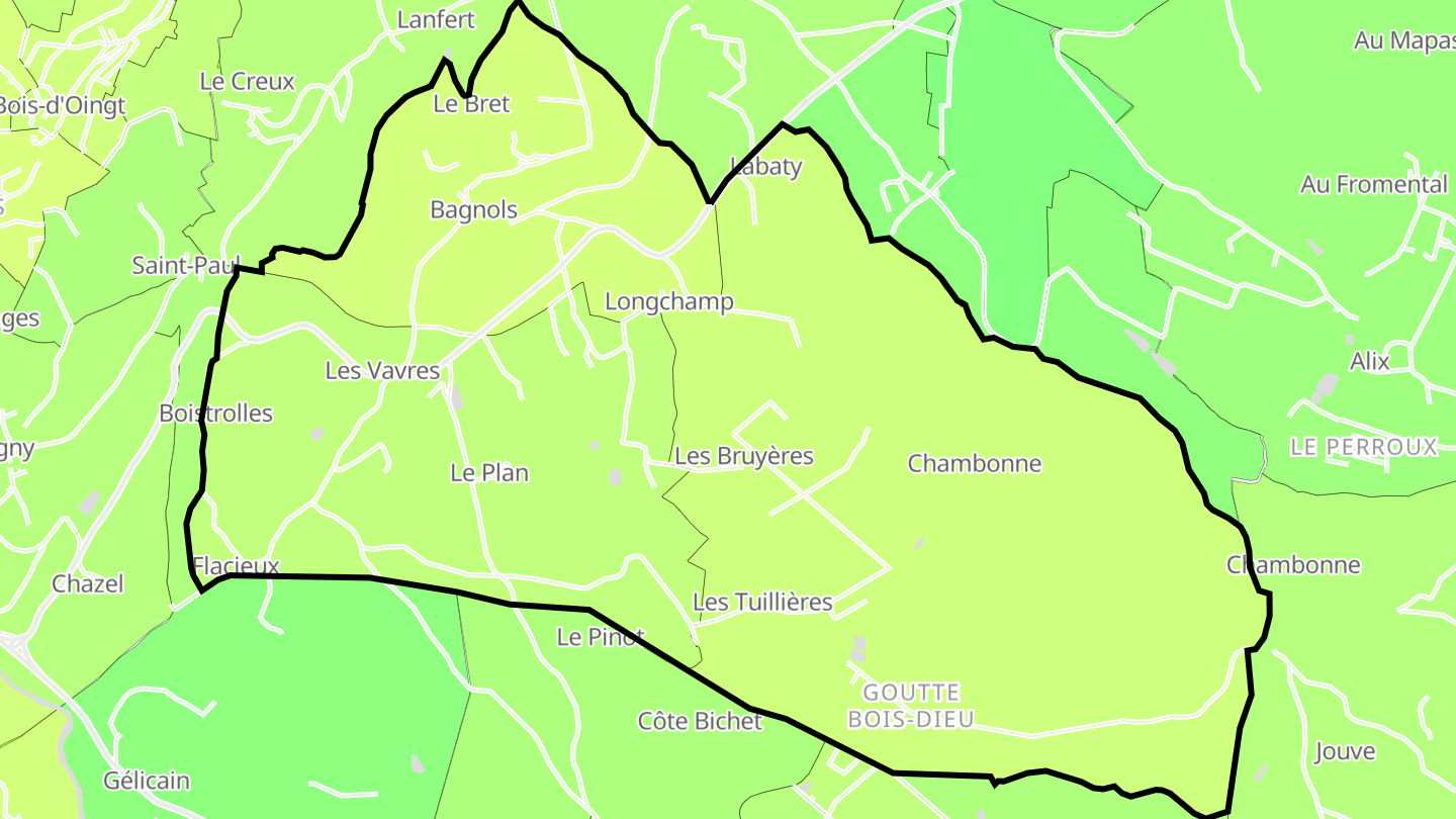 Carte des prix de l'immobilier Bagnols