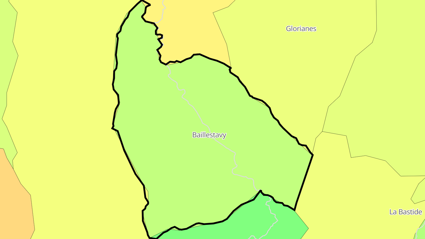 Carte des prix de l'immobilier Baillestavy