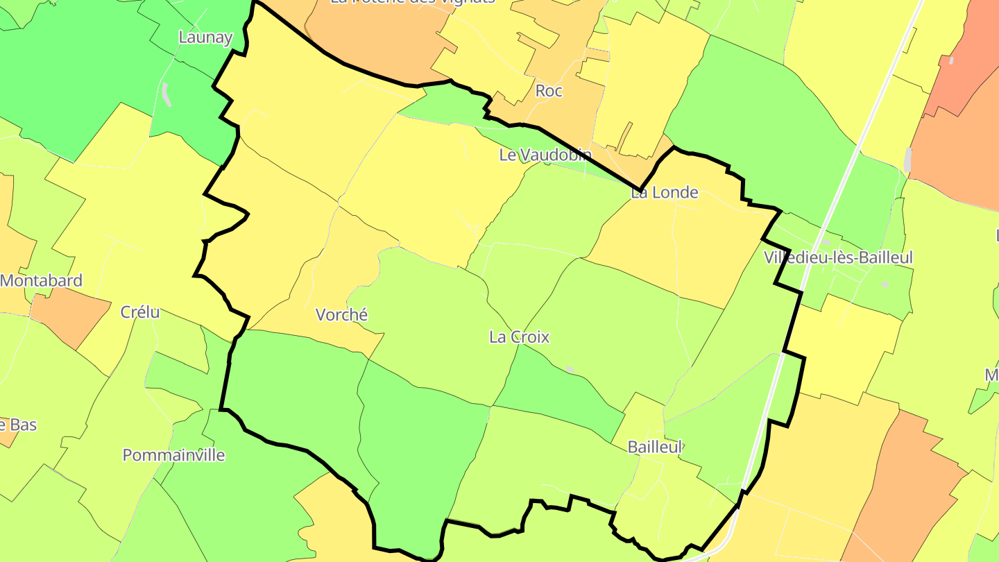 Carte des prix de l'immobilier Bailleul