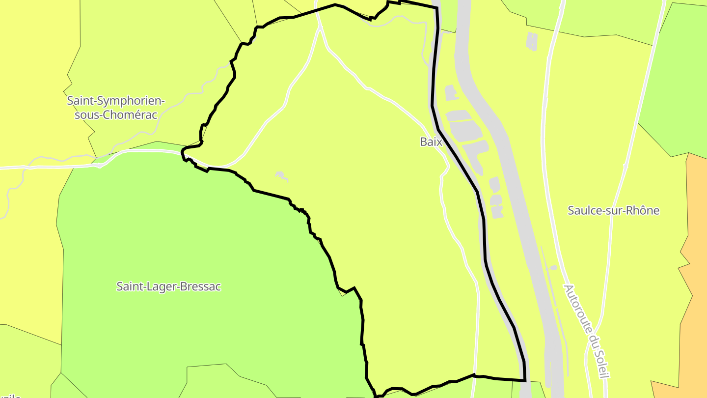 Carte des prix de l'immobilier Baix