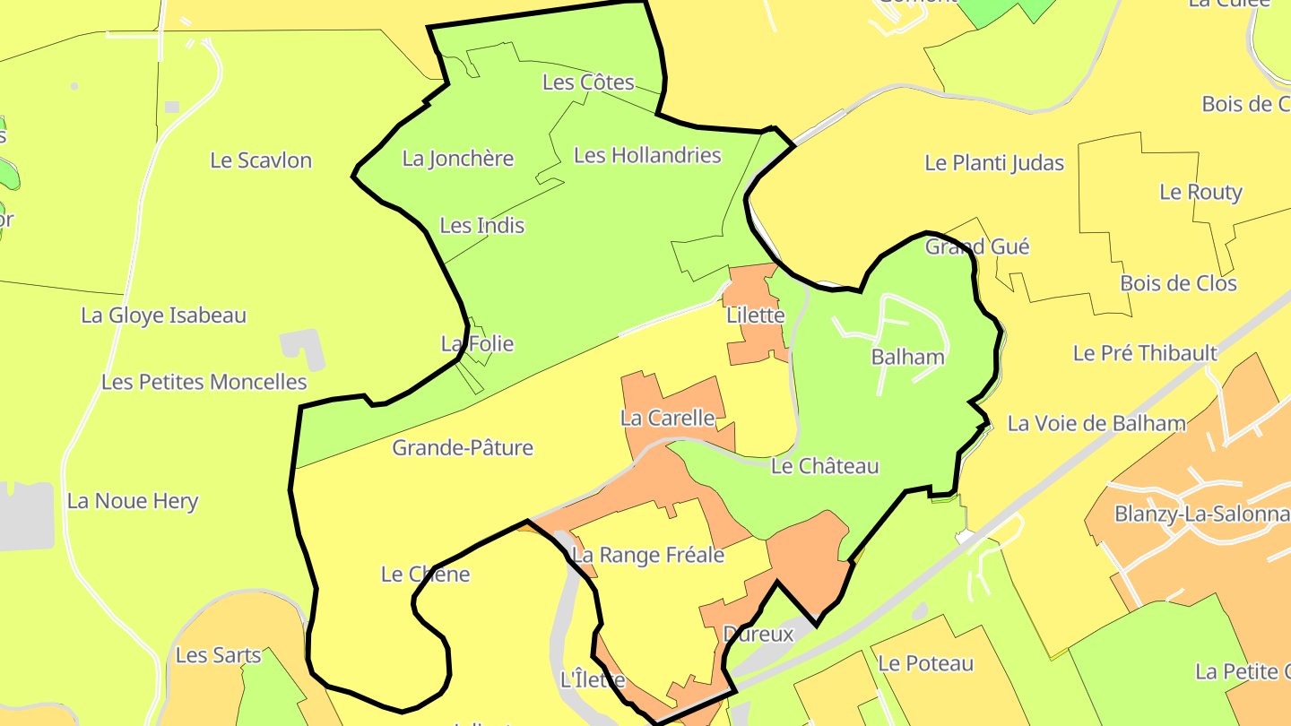 Carte des prix de l'immobilier Balham