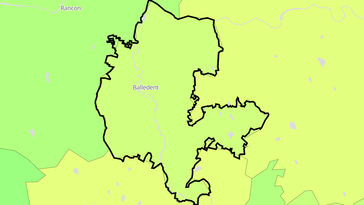Carte des prix de l'immobilier Balledent