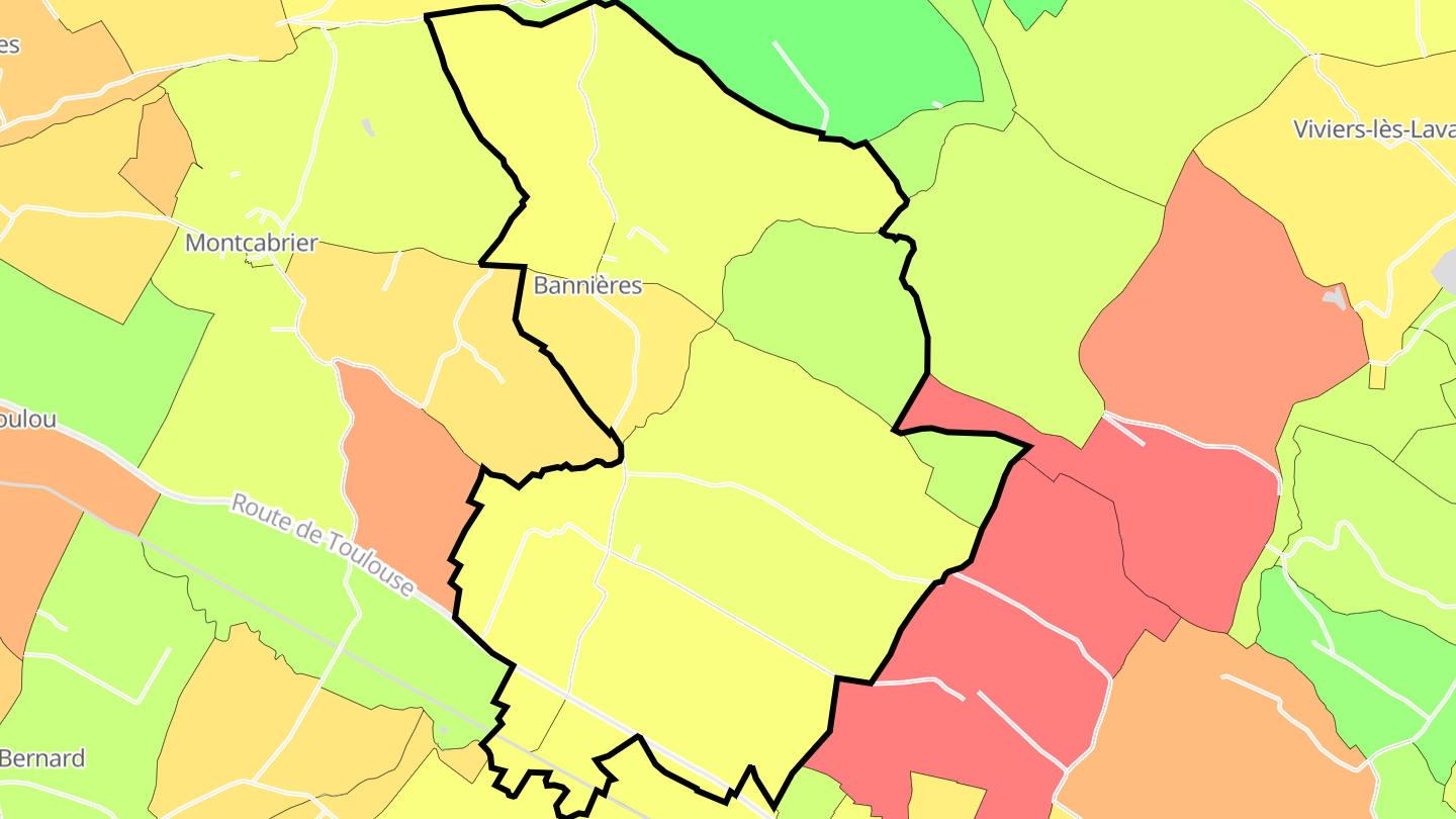Carte des prix de l'immobilier Bannières