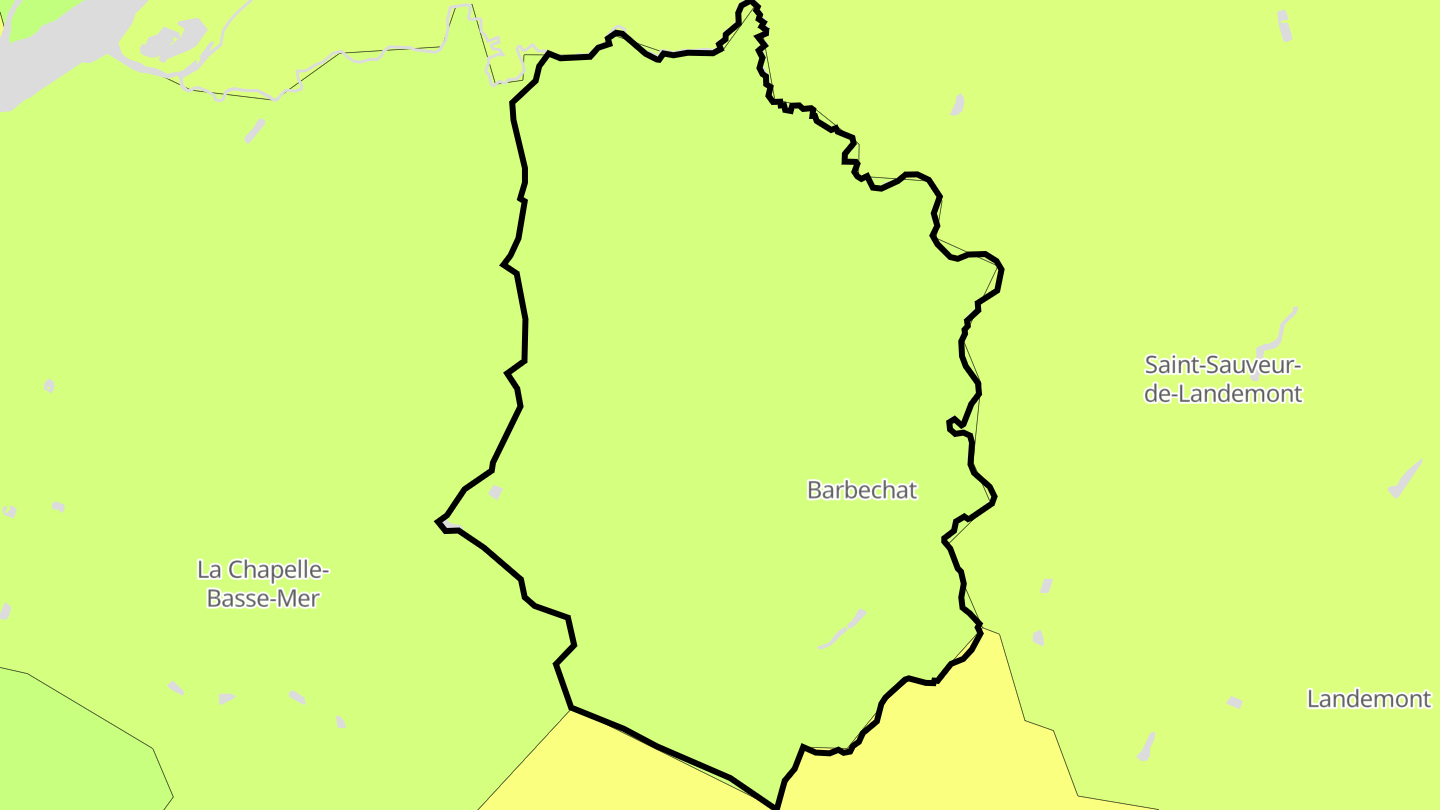 Carte des prix de l'immobilier Barbechat