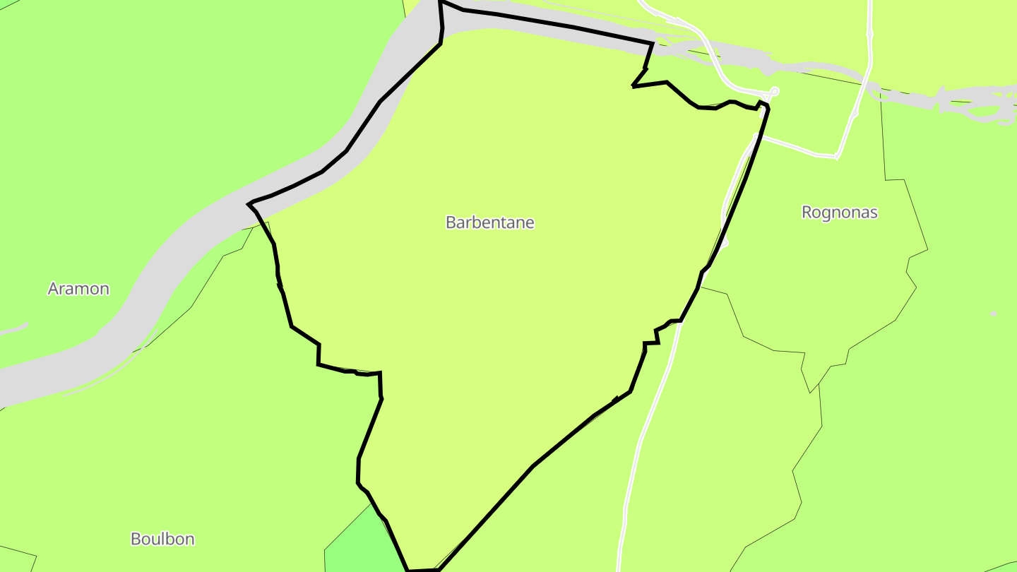 Carte des prix de l'immobilier Barbentane