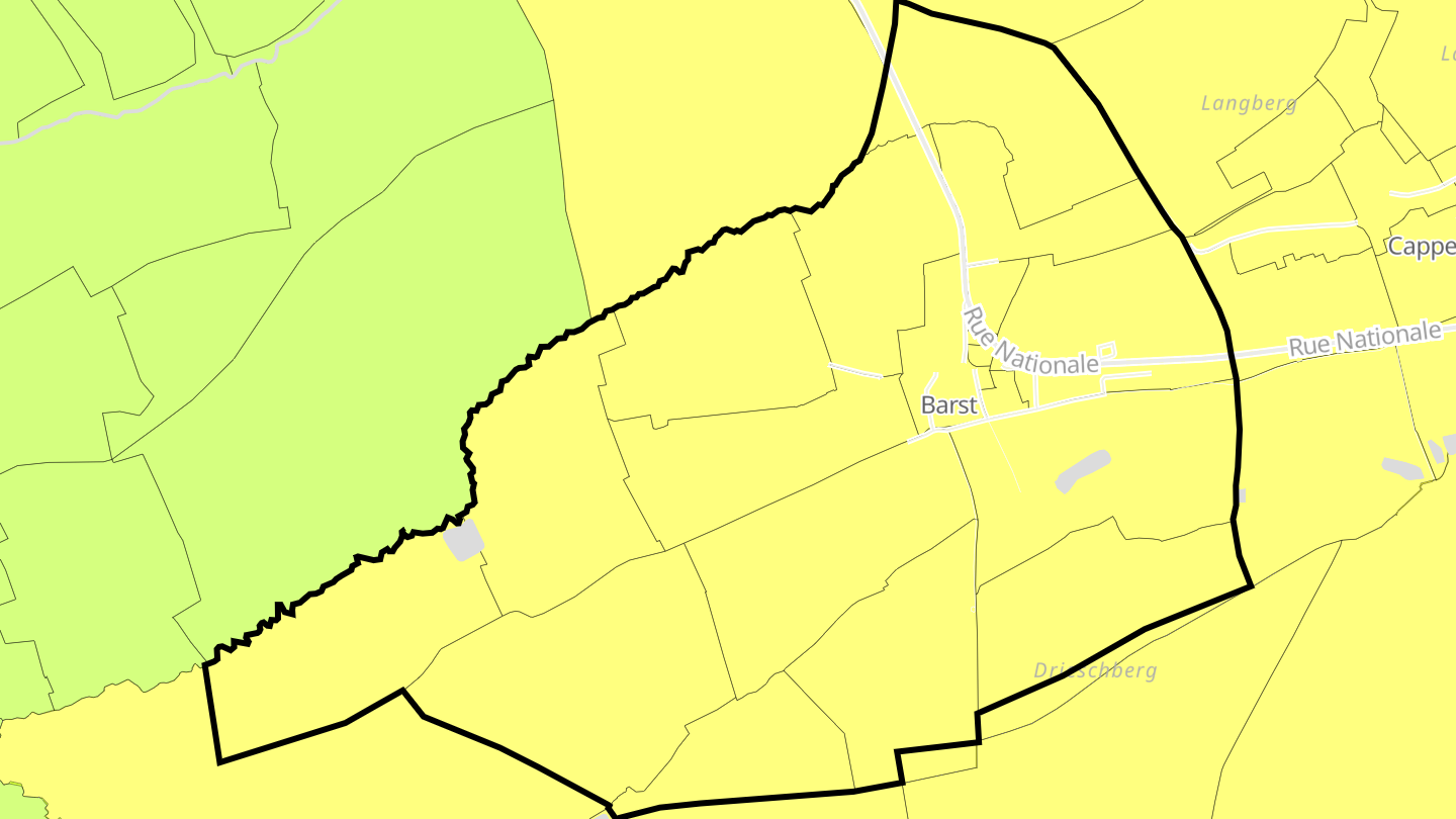 Carte des prix de l'immobilier Barst
