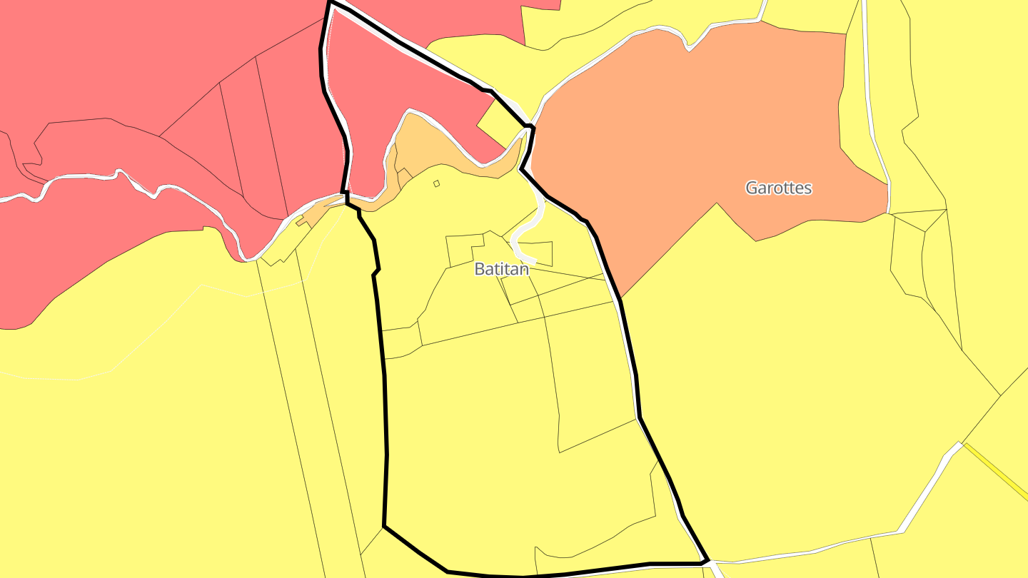Carte des prix de l'immobilier Batitan