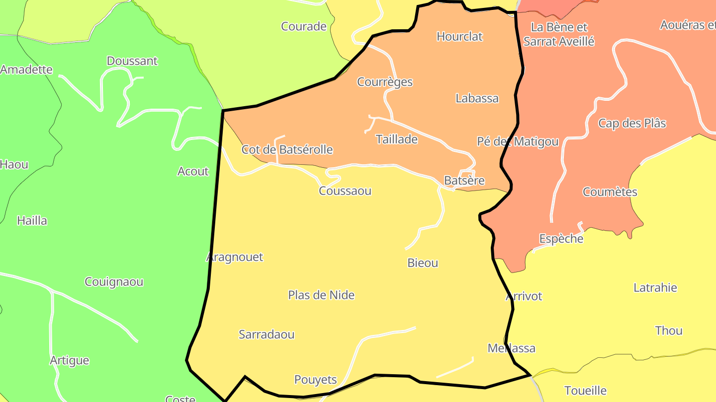 Carte des prix de l'immobilier Batsère
