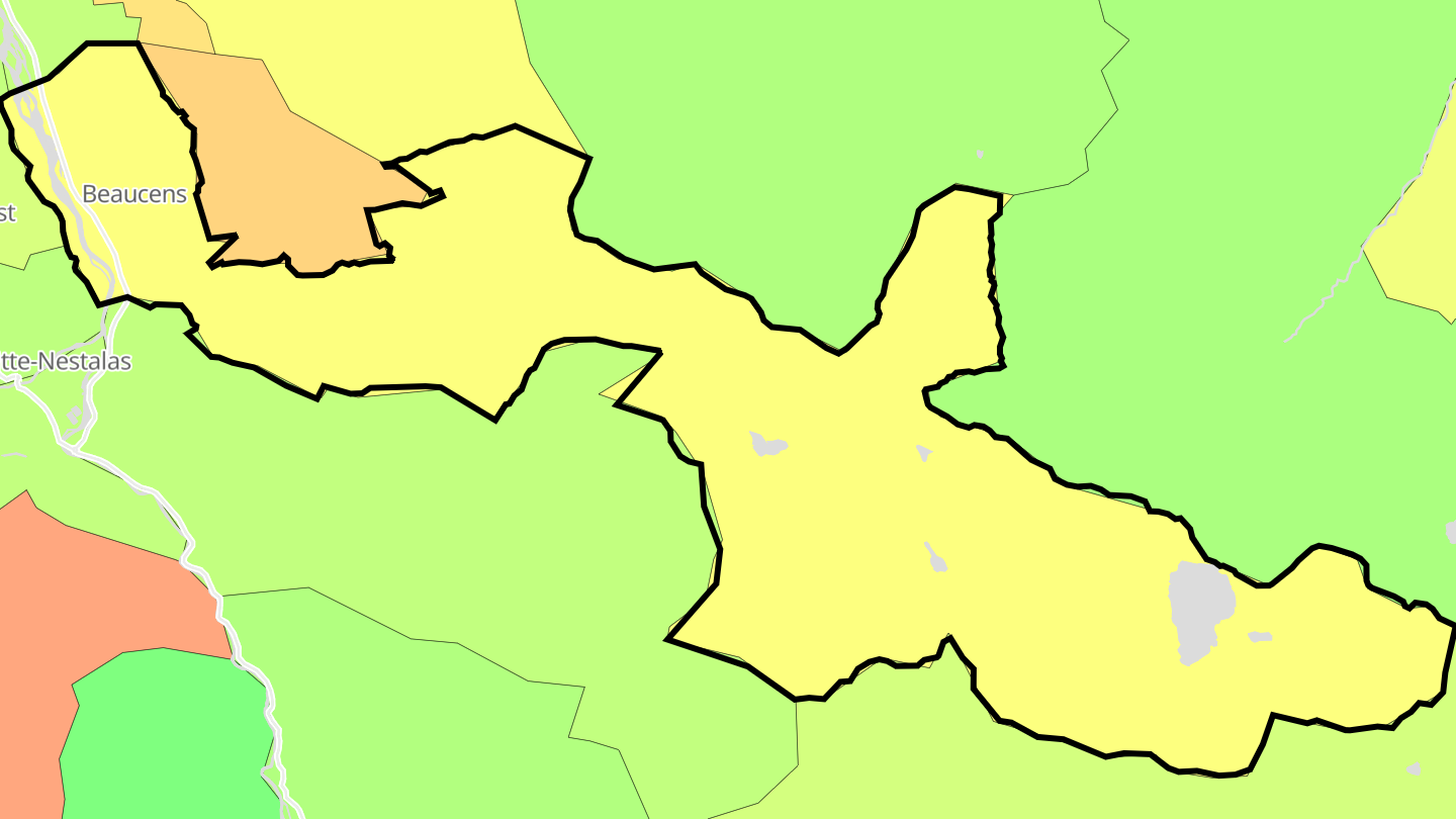 Carte des prix de l'immobilier Beaucens