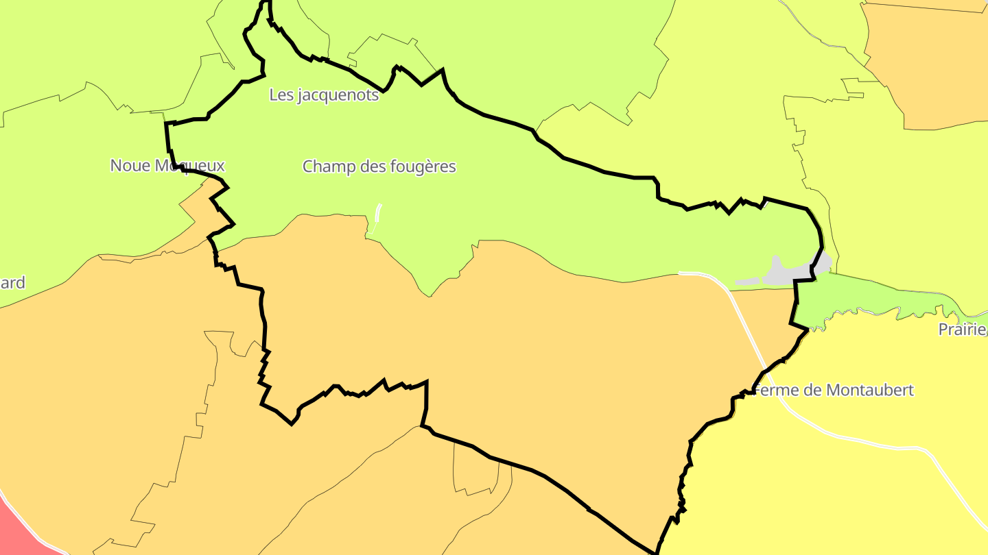 Carte des prix de l'immobilier Beaucharmoy