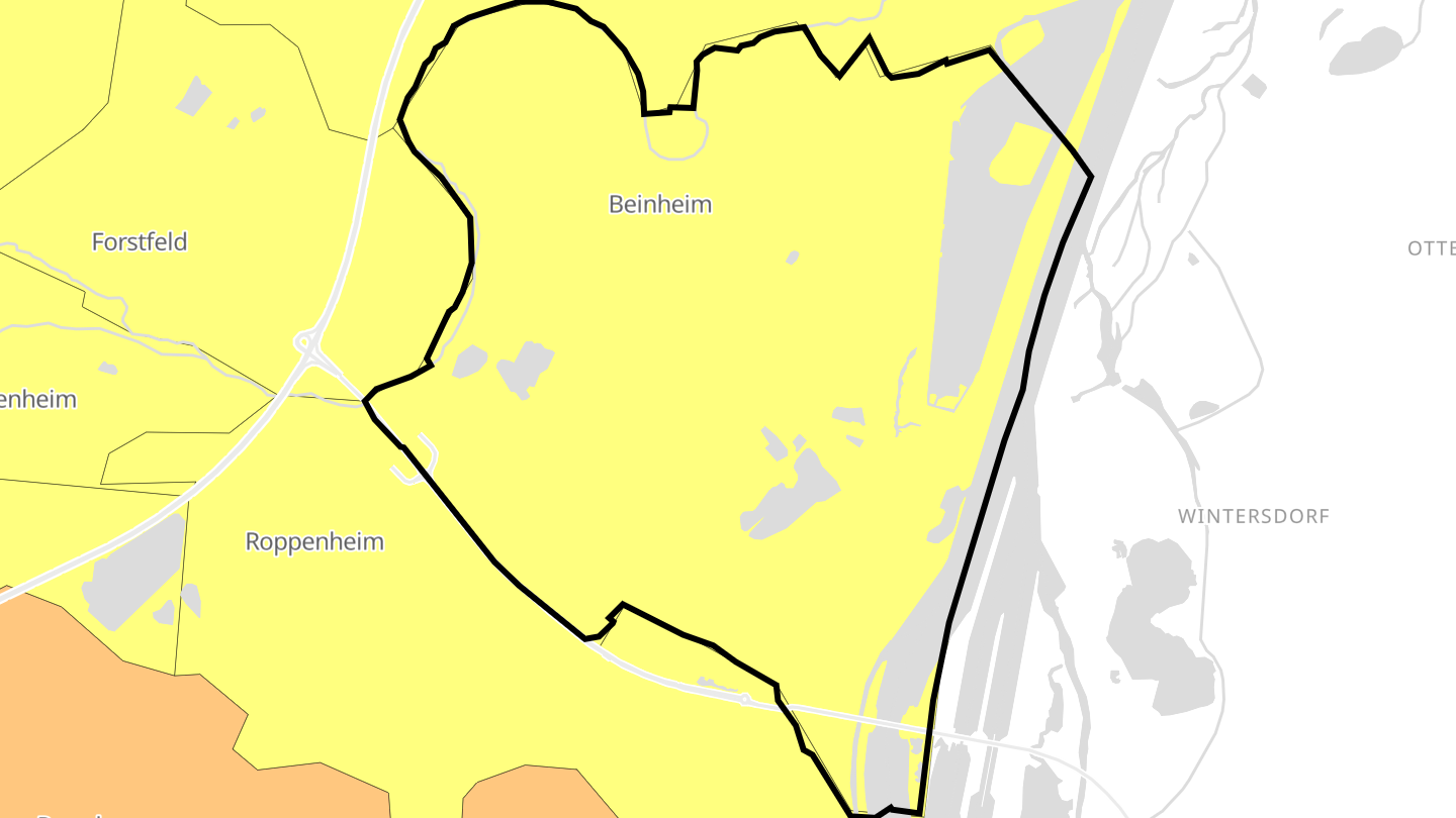 Carte des prix de l'immobilier Beinheim