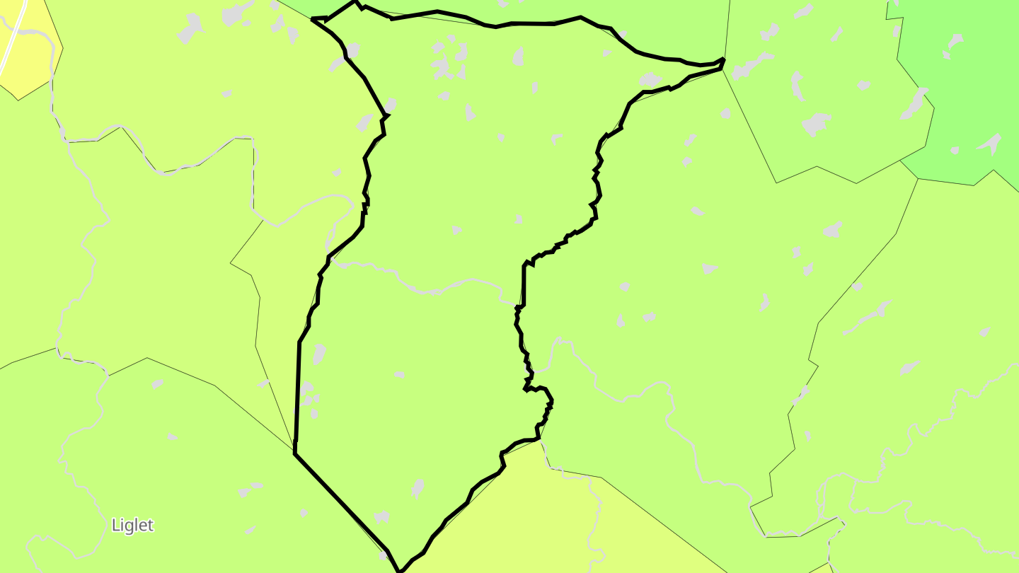 Carte des prix de l'immobilier Bélâbre