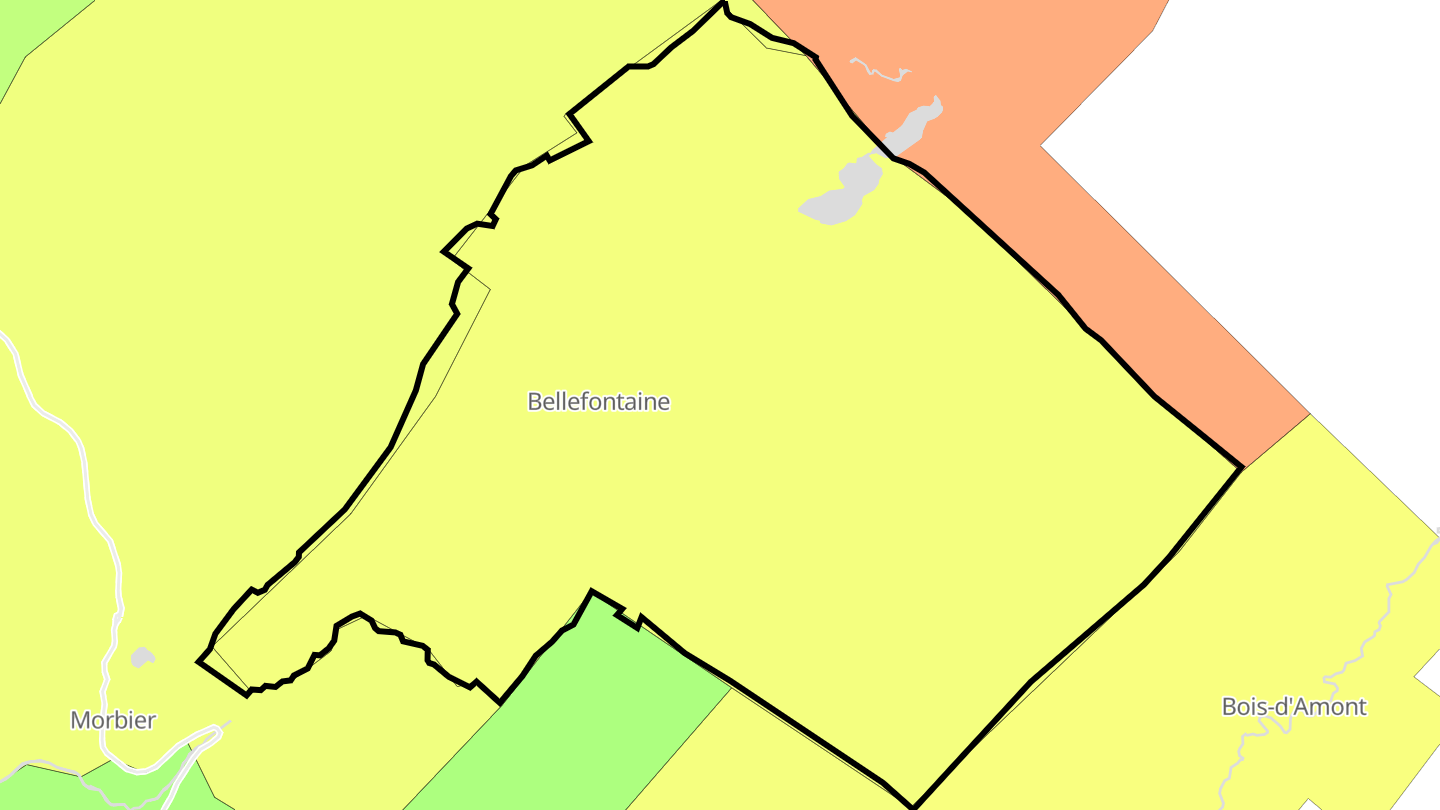 Carte des prix de l'immobilier Bellefontaine