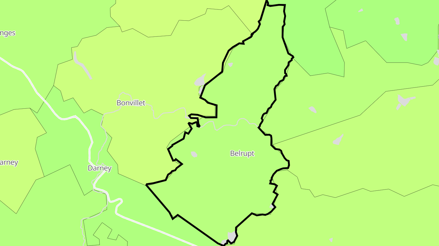 Carte des prix de l'immobilier Belrupt