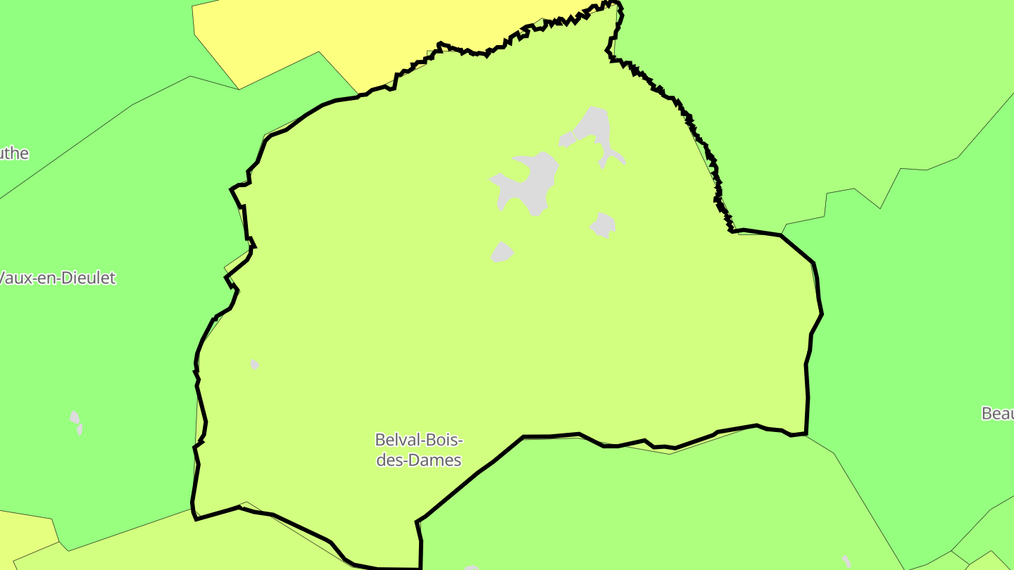 Carte des prix de l'immobilier Belval-Bois-des-Dames