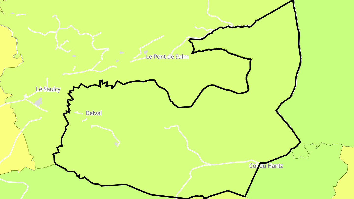 Carte des prix de l'immobilier Belval