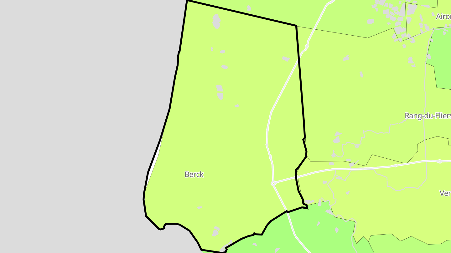 Carte des prix de l'immobilier Berck