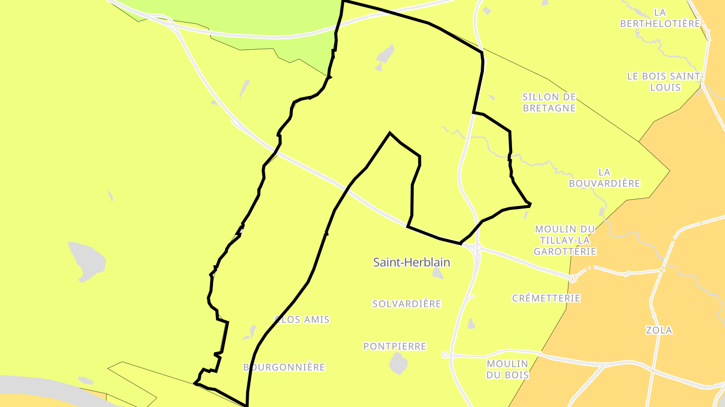 Carte des prix de l'immobilier Bergerie-Les Écarts