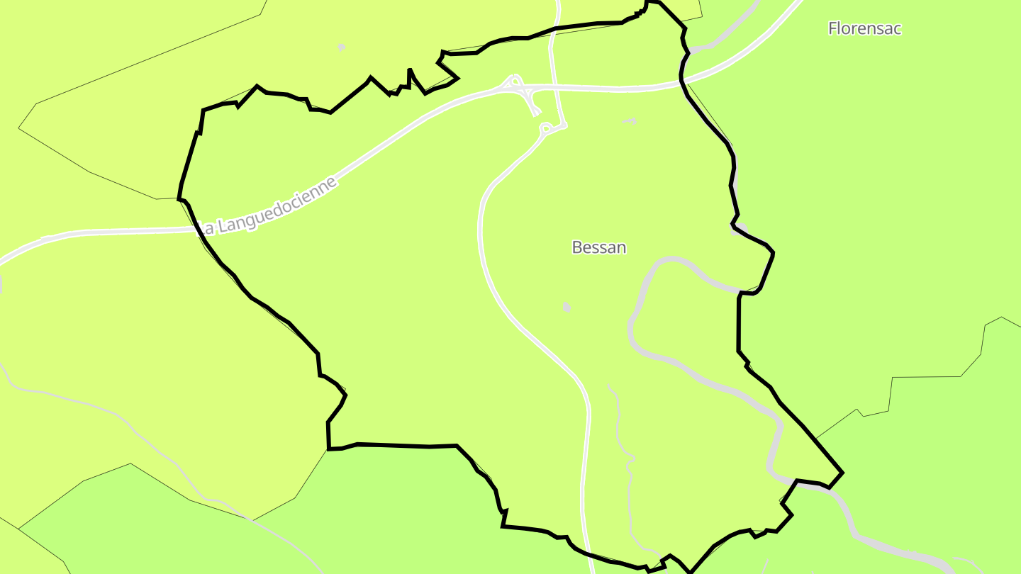Carte des prix de l'immobilier Bessan