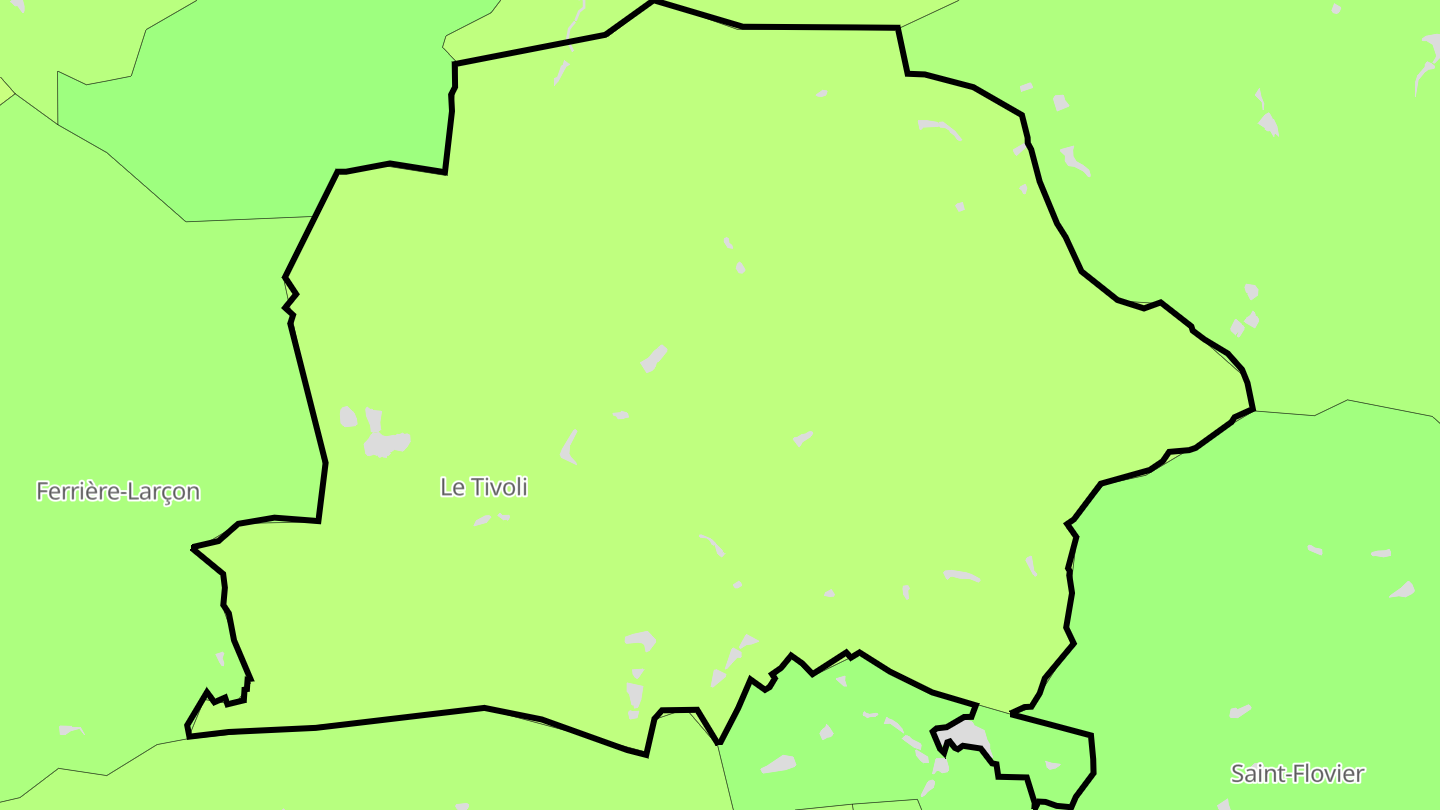 Carte des prix de l'immobilier Betz-le-Château