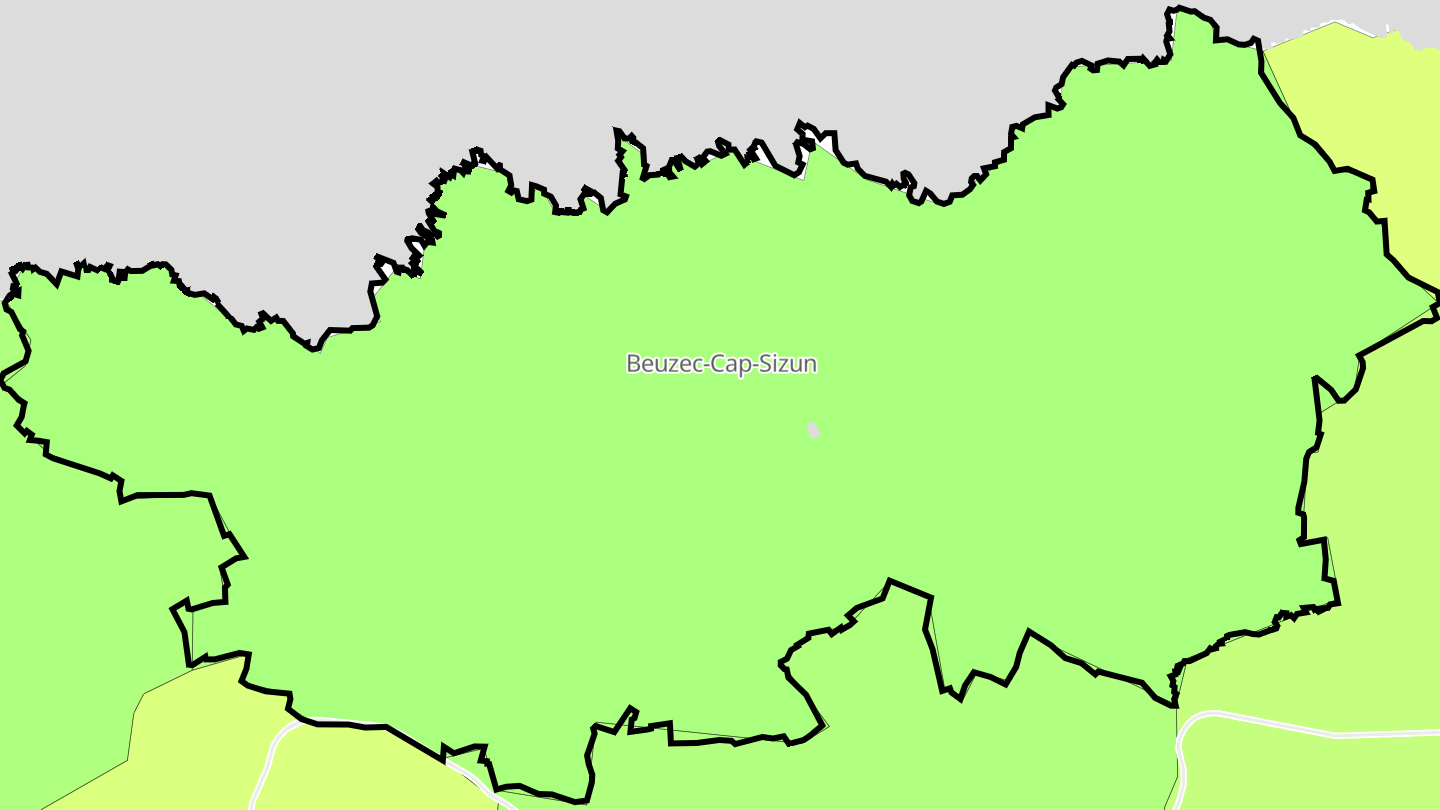 Carte des prix de l'immobilier Beuzec-Cap-Sizun