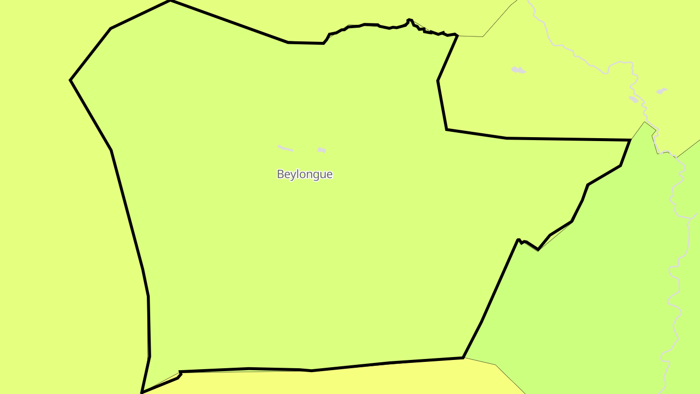 Carte des prix de l'immobilier Beylongue