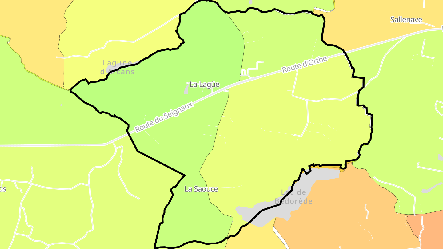 Carte des prix de l'immobilier Biarrotte