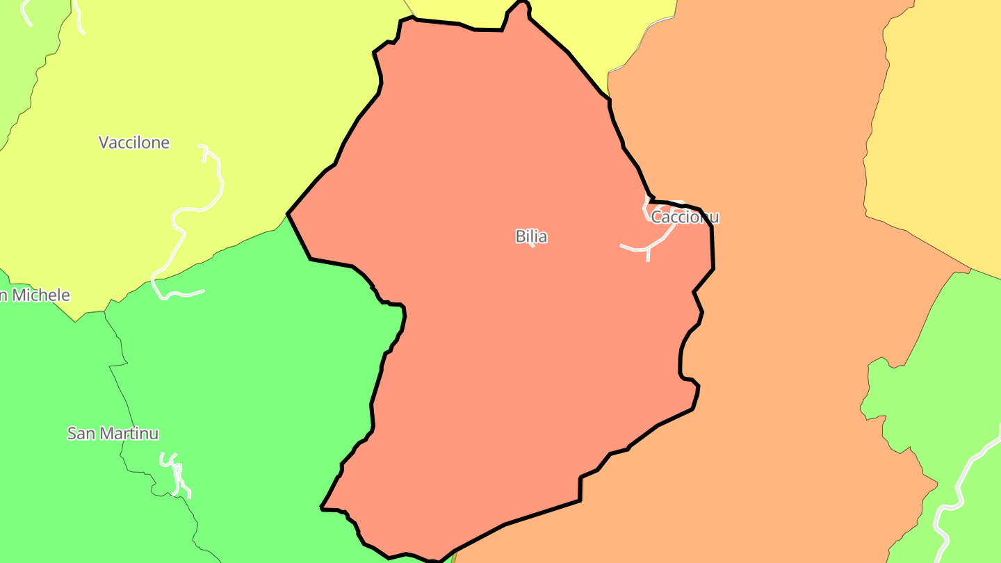Carte des prix de l'immobilier Bilia