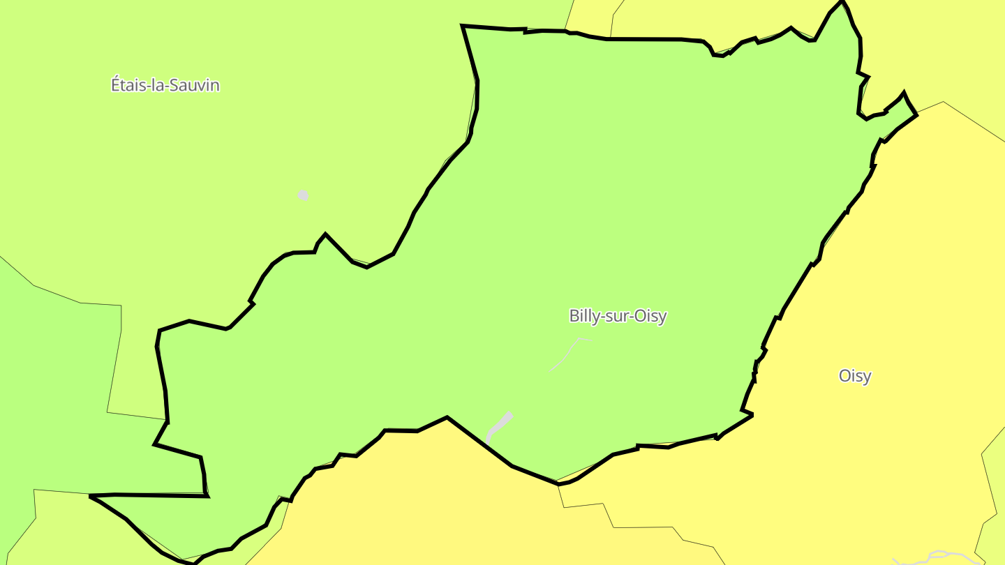 Carte des prix de l'immobilier Billy-sur-Oisy