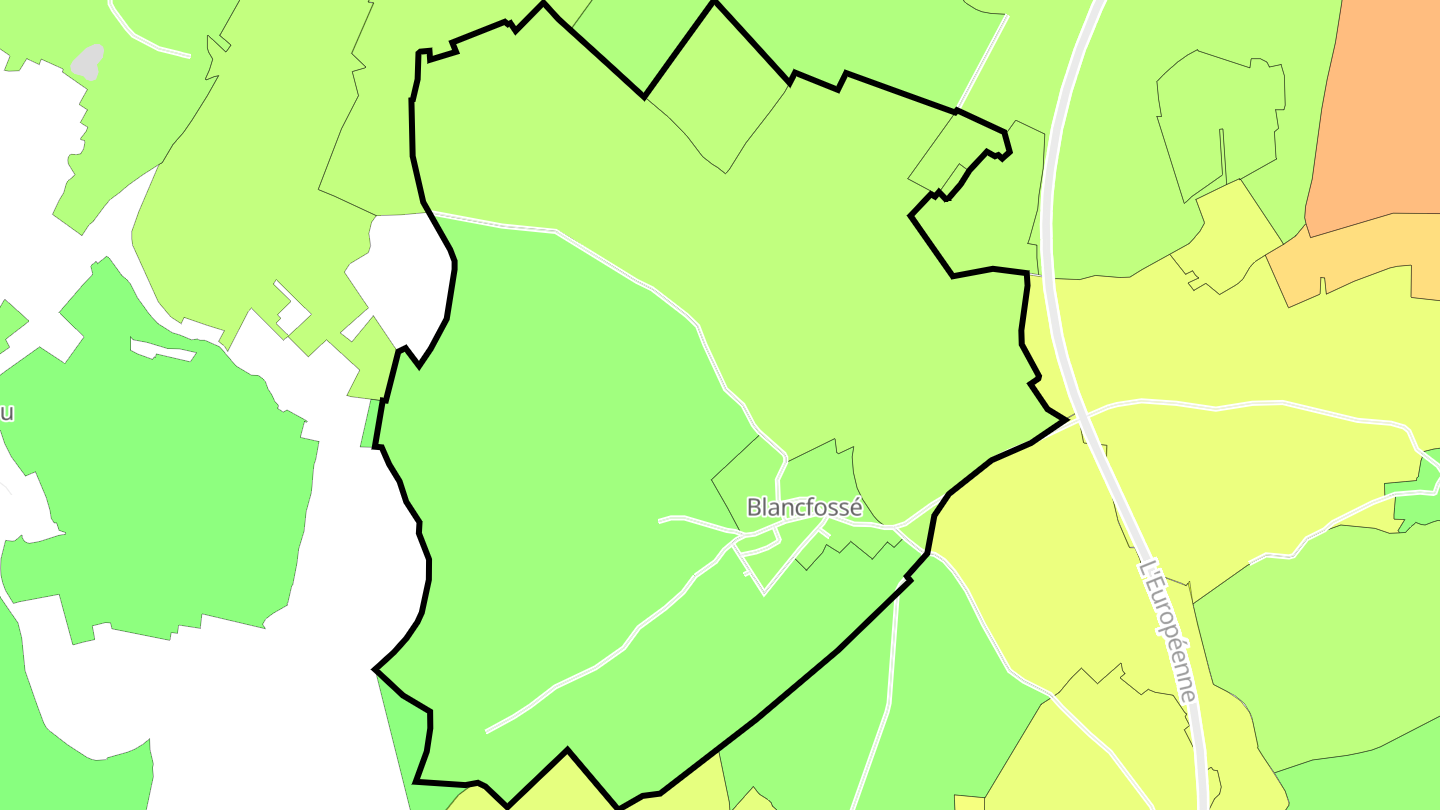 Carte des prix de l'immobilier Blancfossé
