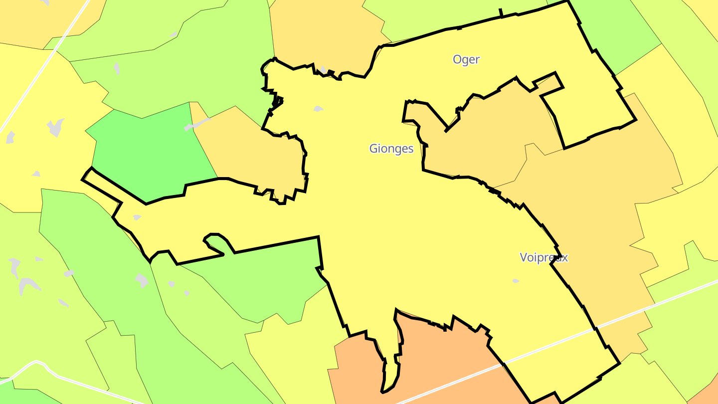 Carte des prix de l'immobilier Blancs-Coteaux