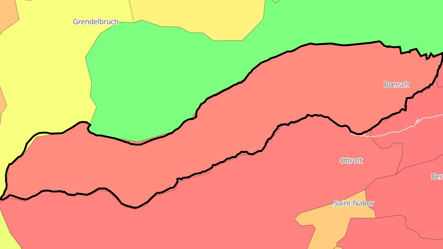 Carte des prix de l'immobilier Bœrsch