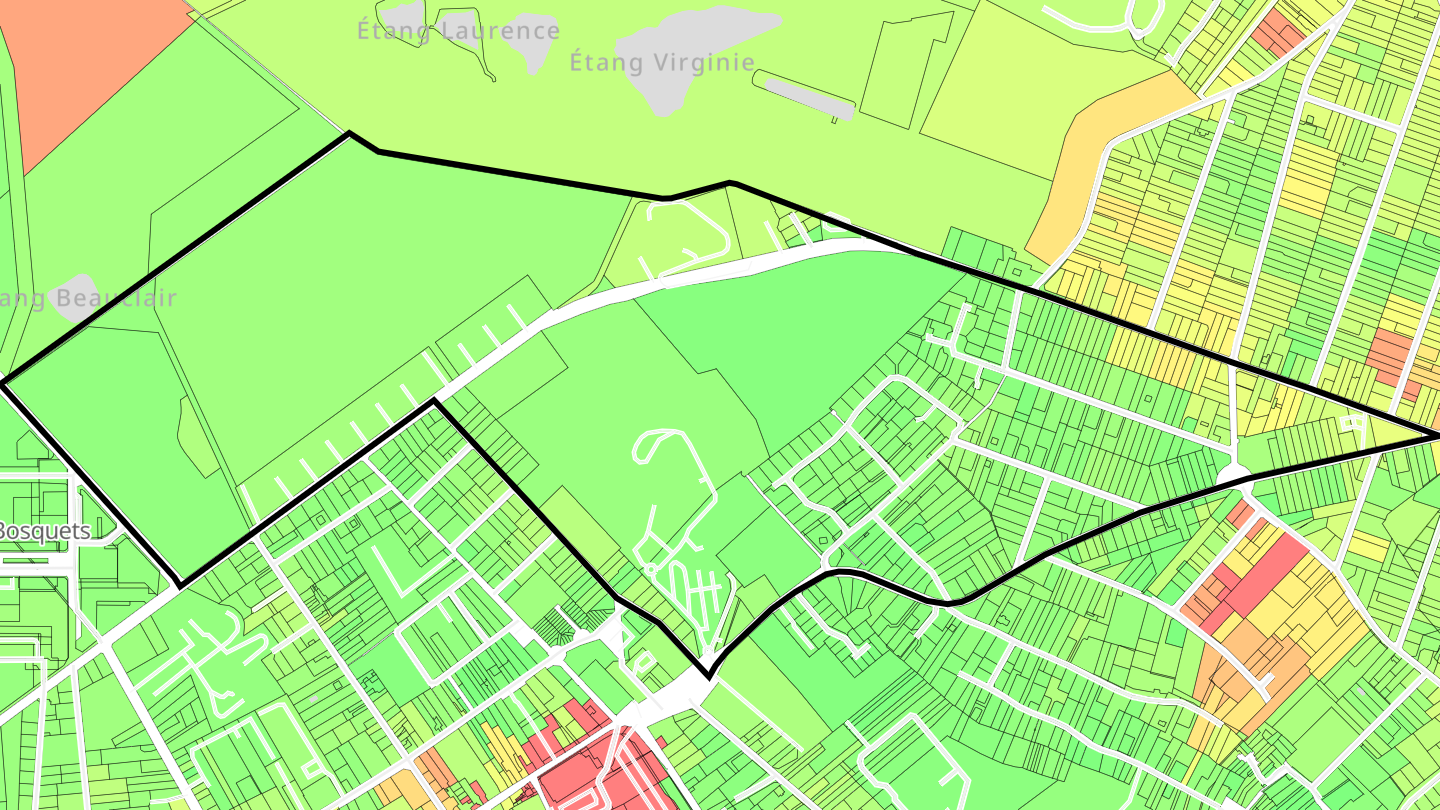 Carte des prix de l'immobilier Bois des Ormes
