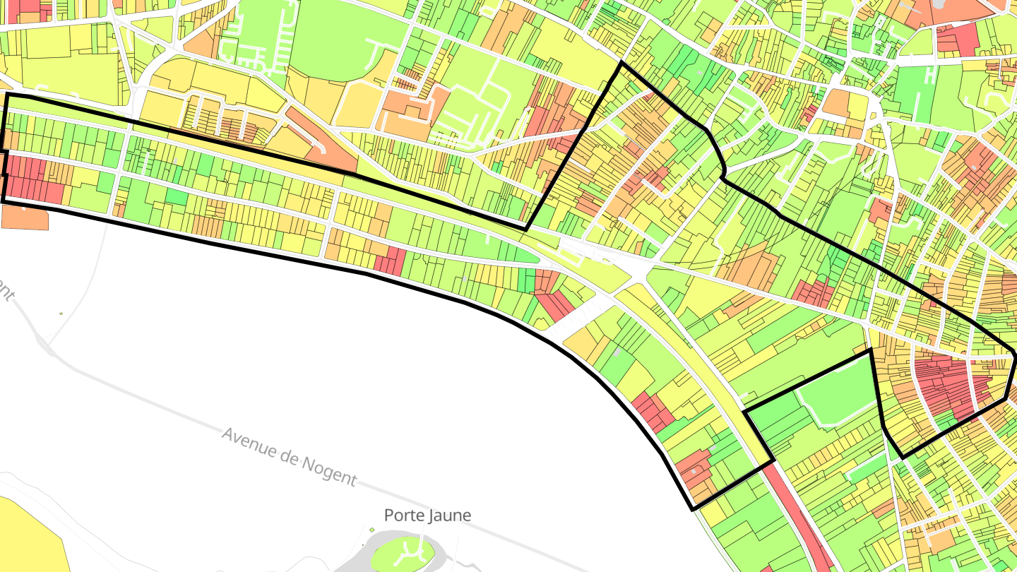 Carte des prix de l'immobilier Bois - Clos d'Orléans