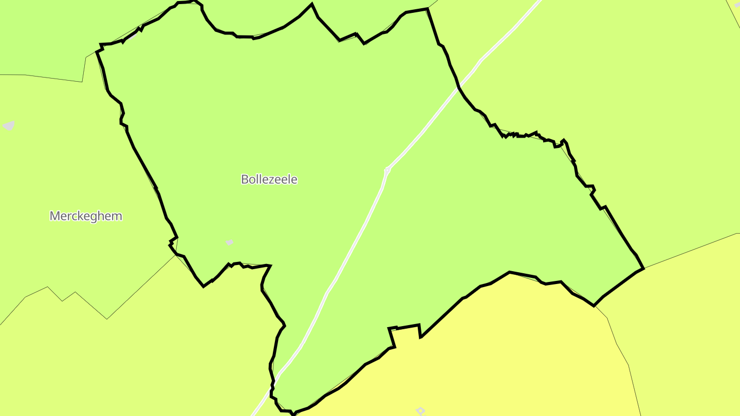 Carte des prix de l'immobilier Bollezeele